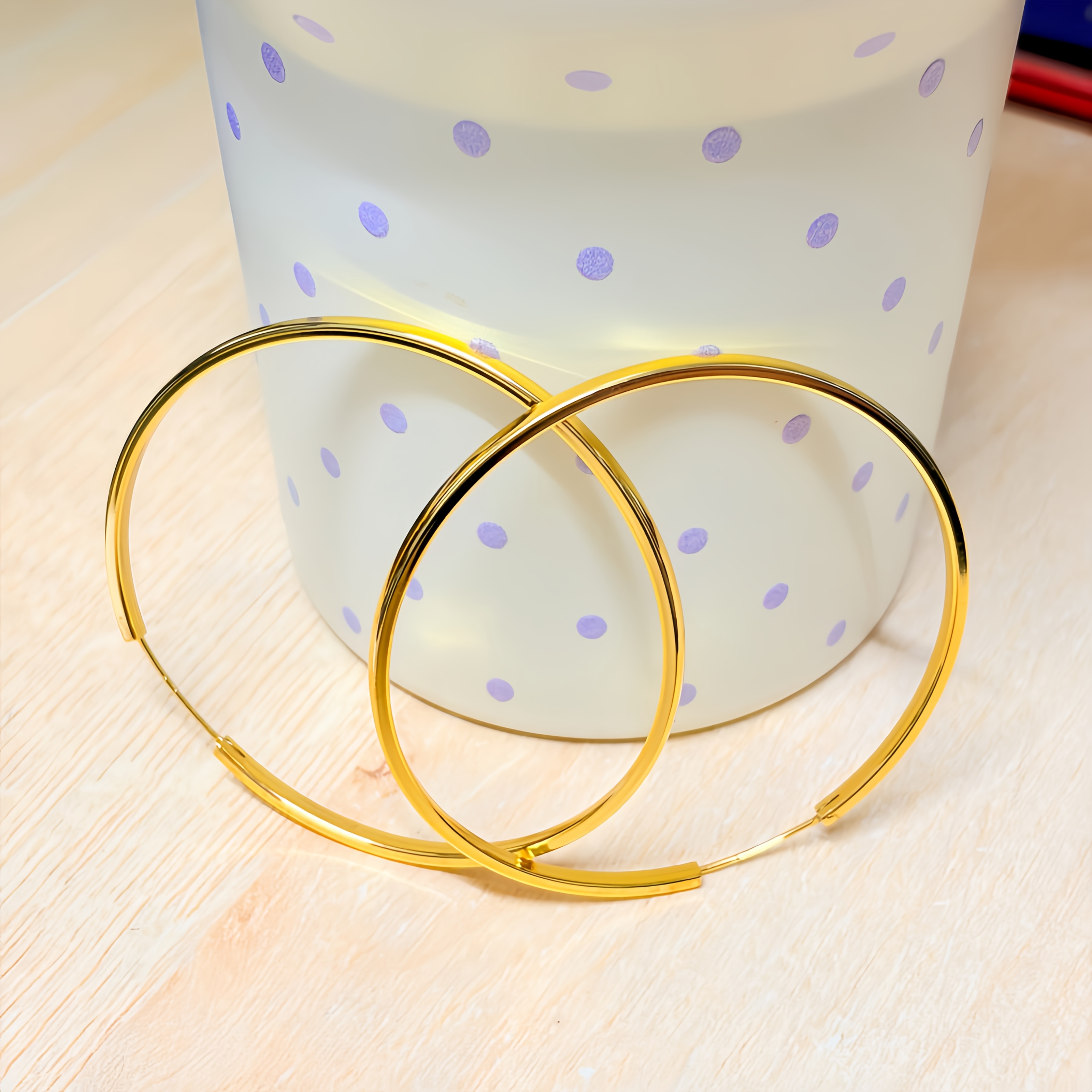 Women's Simple Low Sensitivity Earrings, Designer Gift